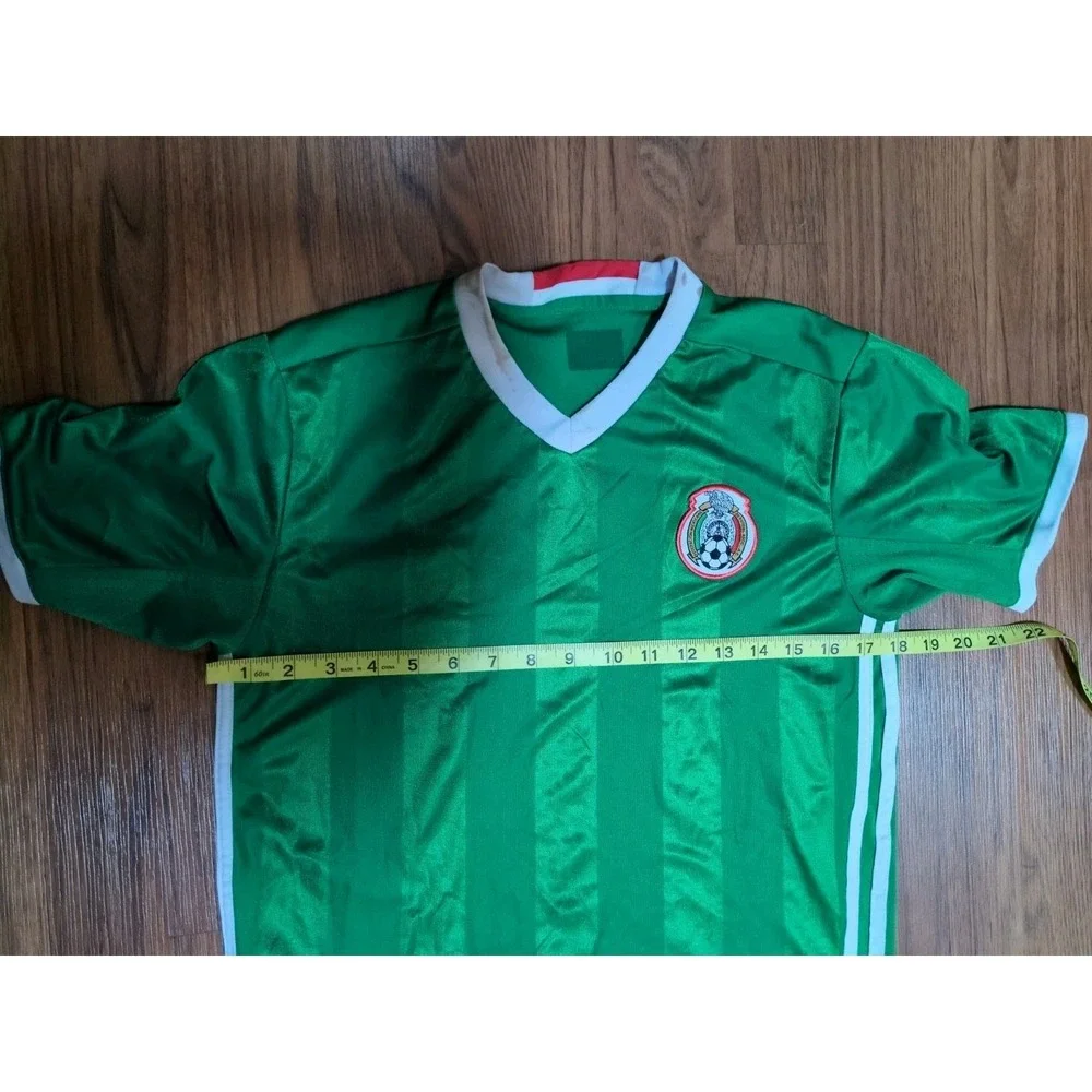 Stained Kids Youth Soccer Team Jersey Mexico Futball - See Pictures - Logo